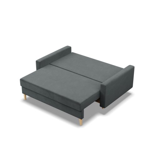 Etna kanapé, bársony, bonell töltet, szürke