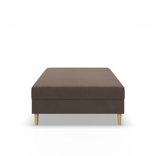 Caspe ágy, bársony, 120 x 200, barna