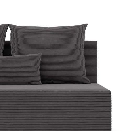 Nobu kanapé, kordbársony, szürke