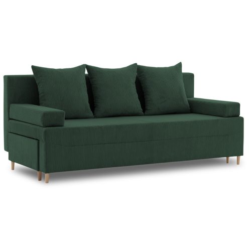 Fireze kanapé, kordbársony, zöld