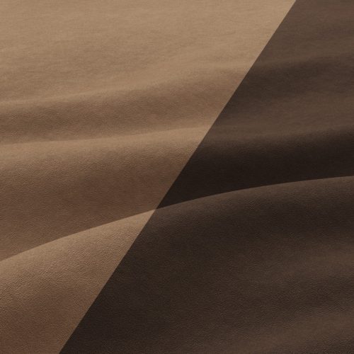 Grande sarokkanapé polcokkal , polc a bal karfaban,  baloldali, szövet anyag, hab töltet, barna