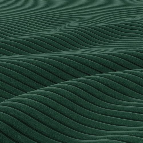 Zeus fotel, döntött kartámasz, kordbársony, bonell töltet, zöld