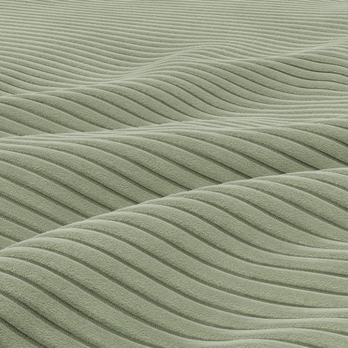 Zeus fotel, döntött kartámasz, kordbársony, bonell töltet, zöld