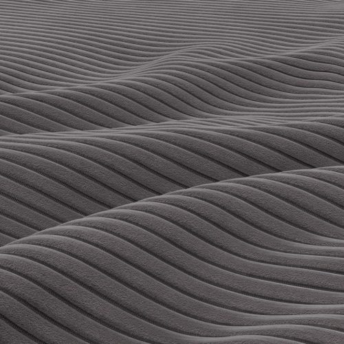 Zeus kanapé, kordbársony, hab töltet, döntött kartámasz, szürke