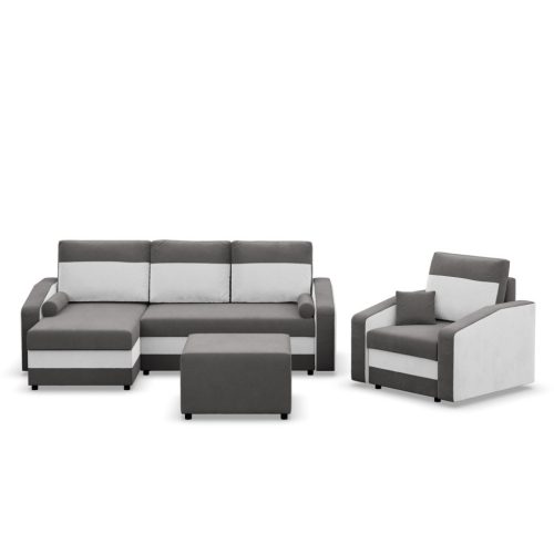 Hewlet fotel, szövet anyag, hab töltet, barna