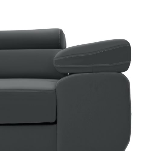 Rigatto kanapéágy, bársony, szürke