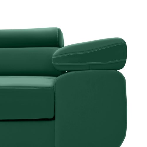 Rigatto kanapéágy, bársony, zöld