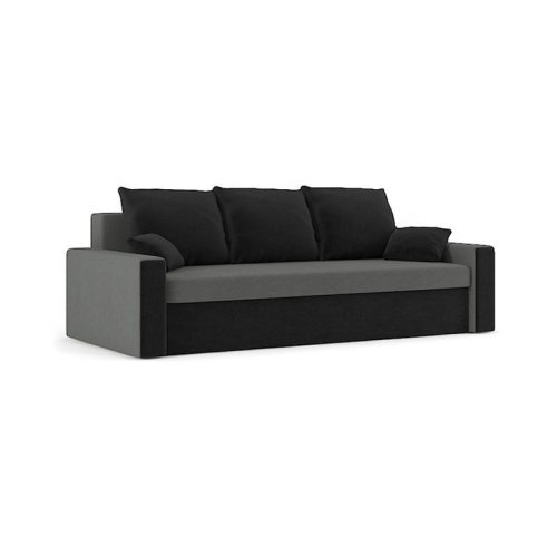 Robson kanapéágy, PRO szövet, bonell rugóval, szín - szürke / fekete