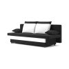 Aneto kanapéágy, normál szövet, hab töltőanyag, szín - fekete / fehér