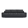 Faito VII kanapéágy, szín - hamuszürke / fekete
