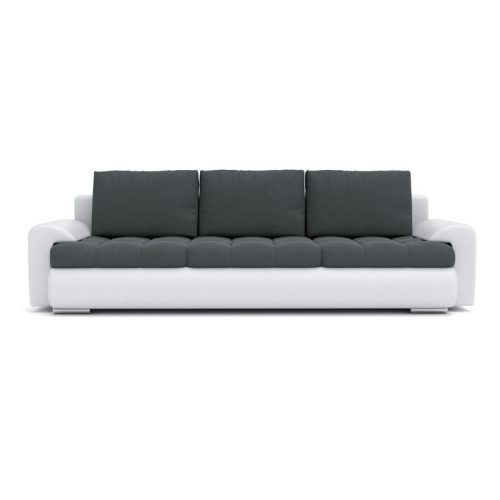 TOKIO VII kanapéágy, szín - sötétszürke / fehér