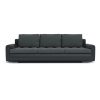 TOKIO VII kanapéágy, szín - sötétszürke / fekete