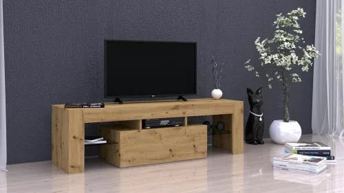 RTV DEKO140 TV állvány, tölgy