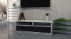 RTV KARO120 MIX TV állvány, beton- fényes fekete