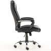 Forgó irodai szék, IDOL, műbőr, fekete színben