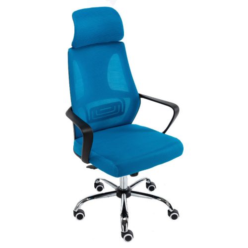 Forgó irodai szék, Nigel, szövet, kék