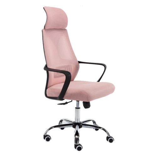 Forgó irodai szék, Nigel, szövet, rózsaszín
