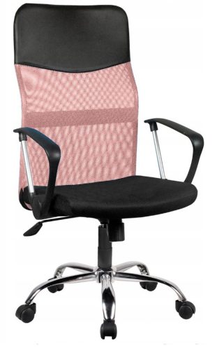 Forgó irodai szék, Nemo, hálós szövet, rózsaszín
