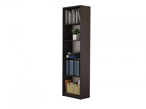 R50 polcos szekrény, könyvtartó, wenge