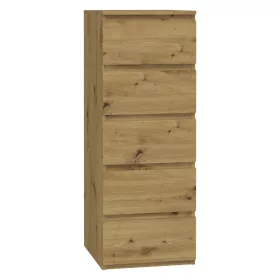 W5 fiókos szekrény, tölgy