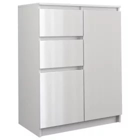 2D2S fiókos szekrény, fényes fehér