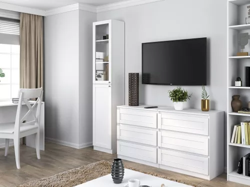 MIX IGA 120 tolóajtós gardróbszekrény, 1 tükörrel, 61x120x200 cm, antracit-tölgy