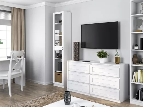 MIX IGA 120 tolóajtós gardróbszekrény, 2 tükörrel, 61x120x200 cm, antracit-tölgy