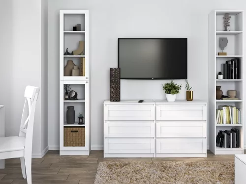MIX IGA 120 tolóajtós gardróbszekrény, 2 tükörrel, 61x120x200 cm, antracit-tölgy