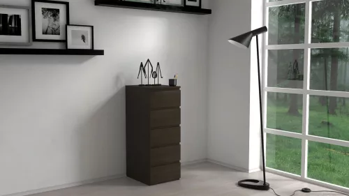 W5 fiókos szekrény, wenge