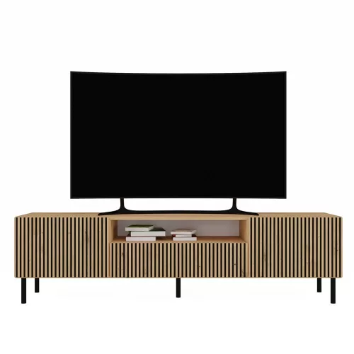 RTV KAMA160 TV állvány, 160x43x40 cm, tölgy