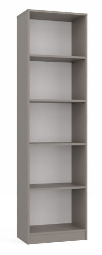 R50 polcos szekrény, könyvtartó, 50x182x30 cm, agyag színű