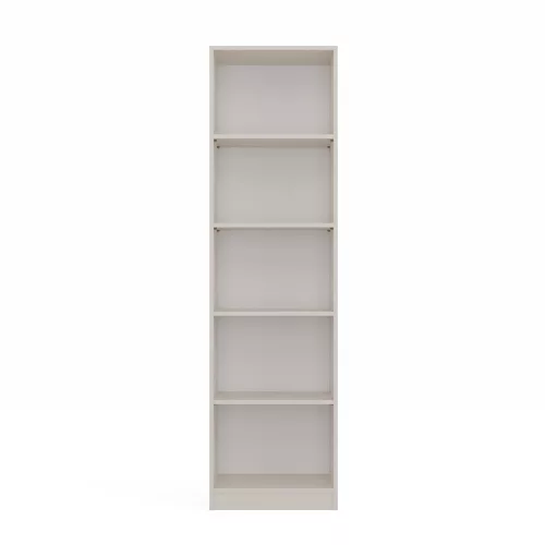 R50 polcos szekrény, könyvtartó, 50x182x30 cm, kasmír
