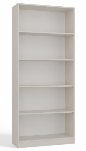 R80 polcos szekrény, könyvtartó, 80x182x30 cm, kasmír