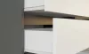 M6 120 fiókos szekrény, 120x75x30 cm, antracit-fehér