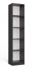 R40 polcos szekrény, 40x182x30 cm, antracit