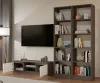 R50 polcos szekrény, 50x182x30 cm, antracit
