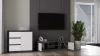 RTV120 TV szekrény, 120x36x40 cm, antracit-fehér