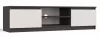 RTV140 TV szekrény, 140x36x40 cm, antracit-fehér