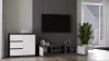 RTV140 TV szekrény, 140x36x40 cm, antracit-fehér