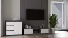 RTV140 TV szekrény, 140x36x40 cm, antracit-fehér