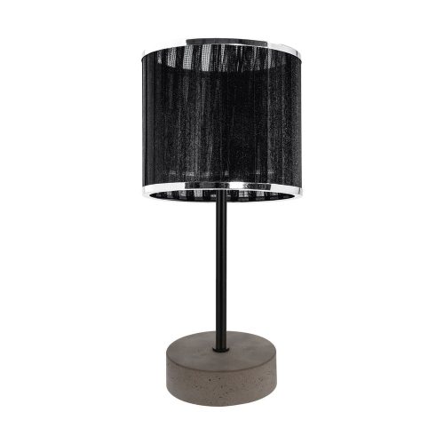 Mila asztali lámpa E14-es foglalat, 1 izzós, 25W szürke-fekete 