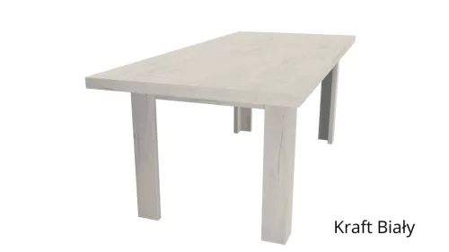 kinyitható étkezőasztal (160-260 cm), fehér tölgy