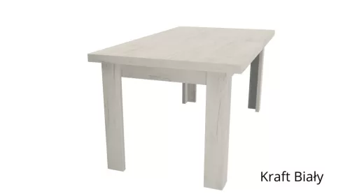 kinyitható étkezőasztal (160-260 cm), fehér tölgy