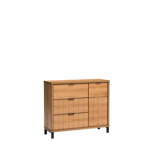 Fonti F-5 komód, karamell tölgy
